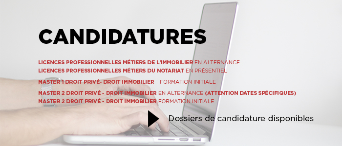 ouverture des dossiers de candidature